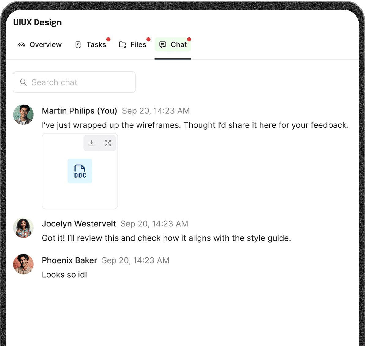 Stay Connected with Team